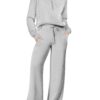 Polyester Casual Sports Suit Zipper Long-Sleeved Sweatshirt