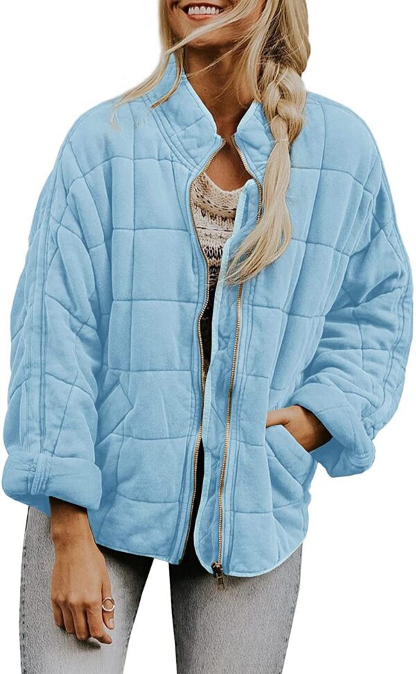 Silk-like fabric Cotton-padded Jacket 2026 European And American Women's Loose Long Sleeve Pocket Jacket