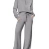 Polyester Casual Sports Suit Zipper Long-Sleeved Sweatshirt