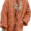 Silk-like fabric Cotton-padded Jacket 2026 European And American Women's Loose Long Sleeve Pocket Jacket