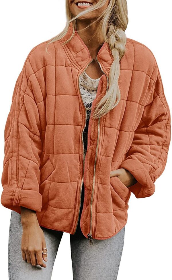 Silk-like fabric Cotton-padded Jacket 2026 European And American Women's Loose Long Sleeve Pocket Jacket
