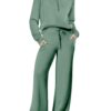 Polyester Casual Sports Suit Zipper Long-Sleeved Sweatshirt