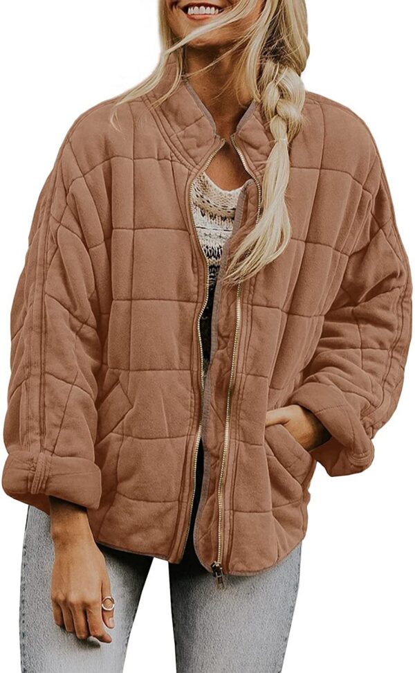 Silk-like fabric Cotton-padded Jacket 2026 European And American Women's Loose Long Sleeve Pocket Jacket