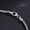 Handmade S925 Sterling Silver Vintage Woven Bracelet