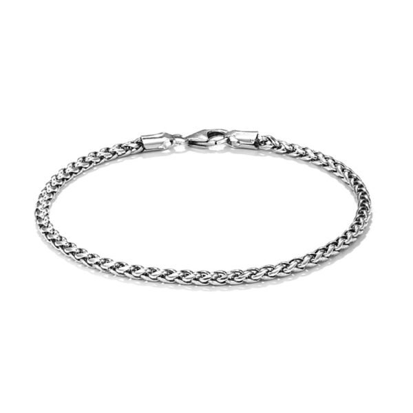 Handmade S925 Sterling Silver Vintage Woven Bracelet