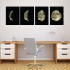 Moon Phases Set Of 4 Wall Decals