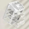 Minimalist Desktop Organizer Storage Box Modern Plastic Vanity