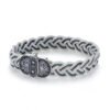 Sterling Silver Vintage Woven Bracelet