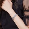 Sterling Silver Vintage Woven Bracelet