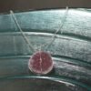 Druse Crystal Pendant on Silver Chain