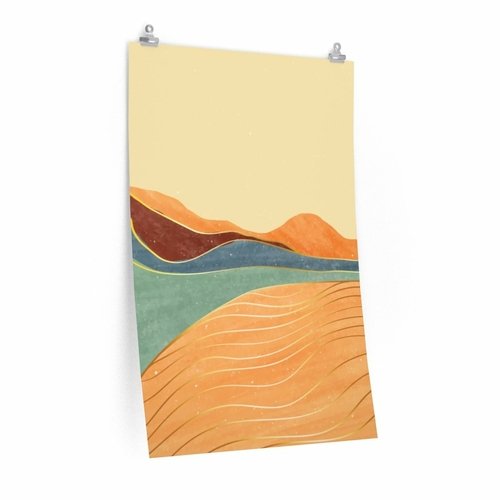Toscana Landscape Matte vertical posters