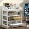 Minimalist Desktop Organizer Storage Box Modern Plastic Vanity