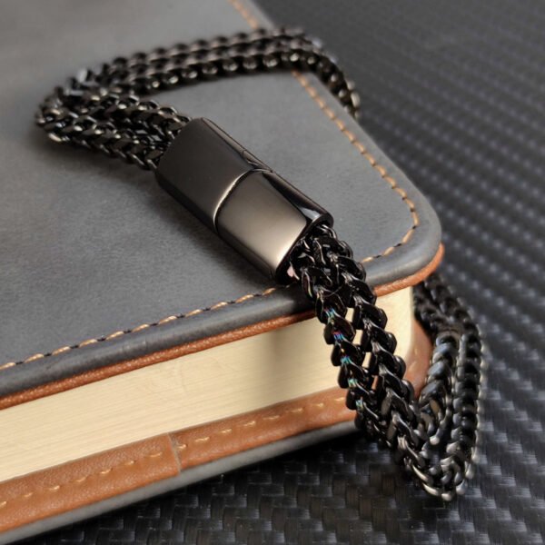 Men's Stainless Steel Bracelet with Magnetic Buckle