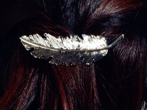 Hair Accessories Gold Silver Feather Metal Hairgrips Hair Clips Hair
