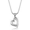 Rhodium Brass Chain Pendant