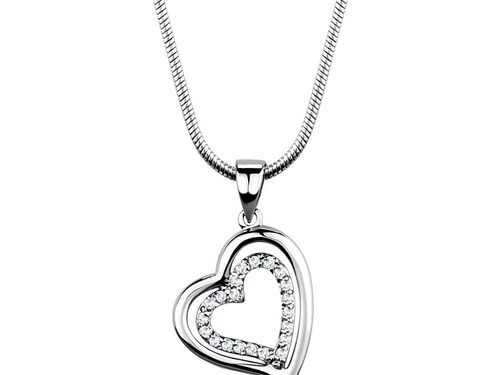 Rhodium Brass Chain Pendant