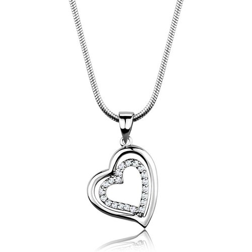 Rhodium Brass Chain Pendant