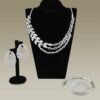 Rhodium Brass Jewelry Sets