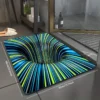 3D Swirl Illusion Non-Slip Area Rug for Home