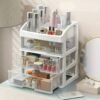 Minimalist Desktop Organizer Storage Box Modern Plastic Vanity