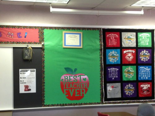 Best Teacher Ever Apple - Metal Wall Art
