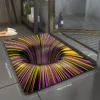 3D Swirl Illusion Non-Slip Area Rug for Home