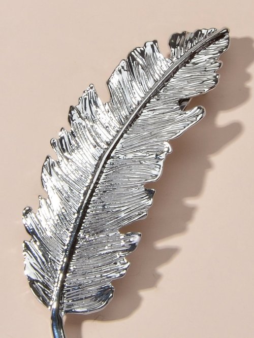 Hair Accessories Gold Silver Feather Metal Hairgrips Hair Clips Hair