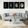 Moon Phases Set Of 4 Wall Decals