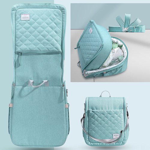 6 Portable Baby Diaper Bag Backpack with Changing Pad