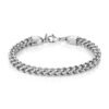 Franco Chain Bracelets for Men 3mm Stainless Steel Mens