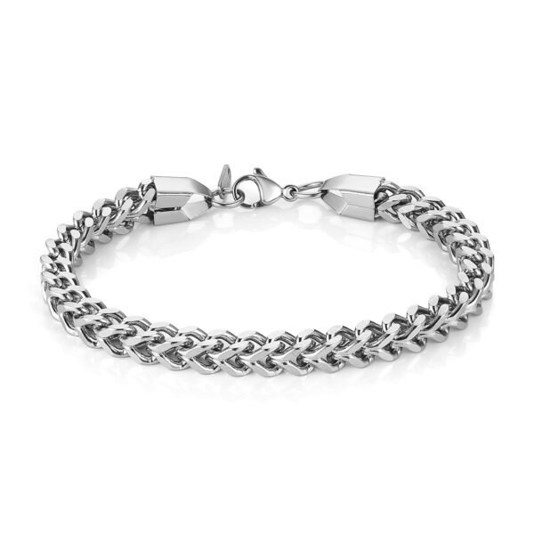 Franco Chain Bracelets for Men 3mm Stainless Steel Mens