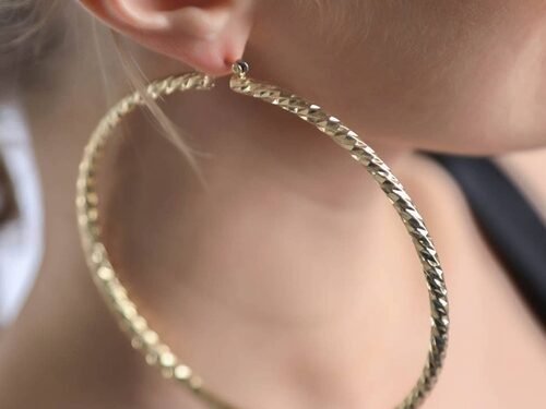100mm Hoop Earring