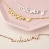 71O0_fOcR5S._SY500_ Little Girls Necklace, Toddler Name Necklace, Tween Girls Gift