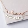 71nobglNxDS._SY500_ Little Girls Necklace, Toddler Name Necklace, Tween Girls Gift