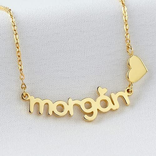 81DjUc-cx0S._SY500_ Little Girls Necklace, Toddler Name Necklace, Tween Girls Gift