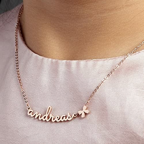 81t0JBqqTPS._SY500_ Little Girls Necklace, Toddler Name Necklace, Tween Girls Gift