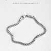 Handmade S925 Sterling Silver Vintage Woven Bracelet