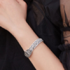 Sterling Silver Vintage Woven Bracelet