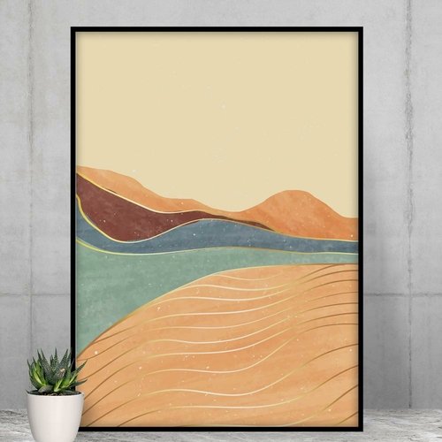 Toscana Landscape Matte vertical posters