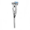 DA120 - High polished Stainless Steel Ring with AAA Grade