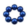 HA-5154-blue Feelontop Hair Accessories Colorful Beads Elastic Hair Rope Hair Ties