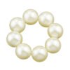 HA-5154-white Feelontop Hair Accessories Colorful Beads Elastic Hair Rope Hair Ties