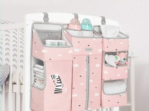Baby Diaper Caddy with Dividers