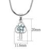 Rhodium Brass Chain Pendant