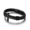 Fashionable Men's Stainless Steel Cross Bracelet