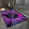 3D Swirl Illusion Non-Slip Area Rug for Home