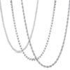 Version 1.0.0 EVELICAL 3Pcs Chain Necklace for Men Women Stainless Steel Cuban Link