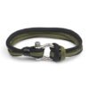 Stainless Steel Buckle Bracelet with Umbrella Rope