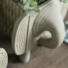 Abstract Elephant Planter in Cement for Garden Decor