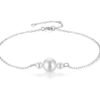 S925 Sterling Silver Vintage Pearl Bracelet